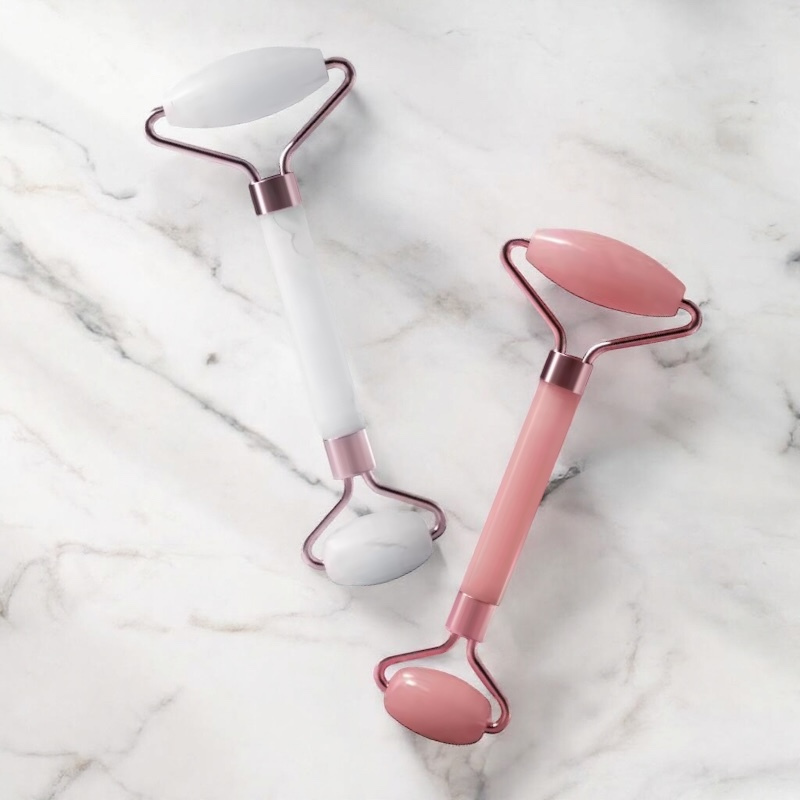 Duo Gua-Sha & Rouleau Visage — Massage Drainant & Anti-Rides