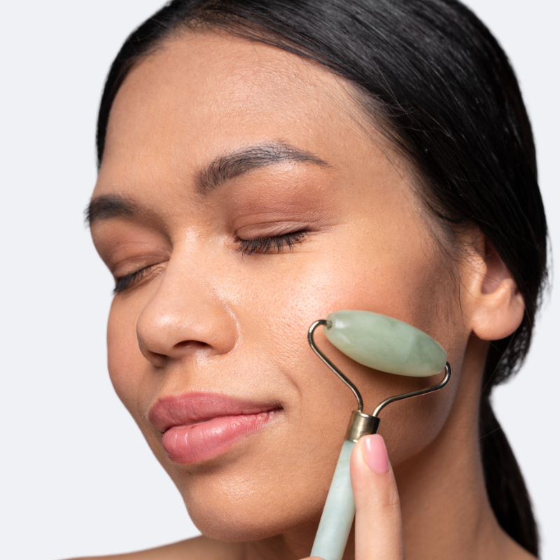 Duo Gua-Sha & Rouleau Visage — Massage Drainant & Anti-Rides